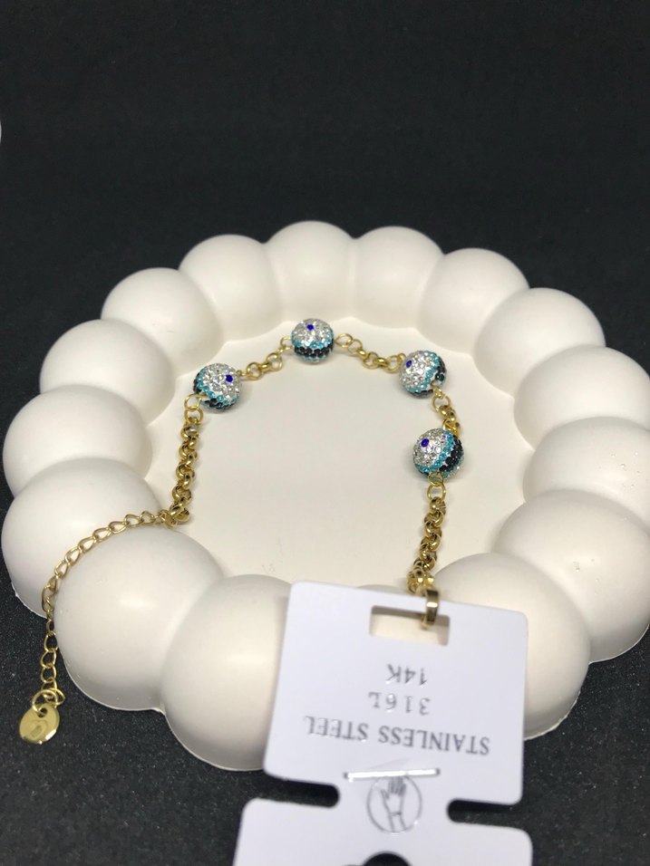 Çelik NazarBoncuklu Bileklik - Görsel 3