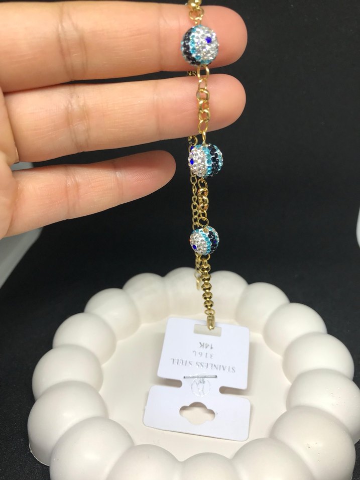 Çelik NazarBoncuklu Bileklik - Görsel 2