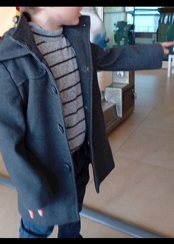 erkek çocuk cıvıl class Klasik Kaban - Görsel 6