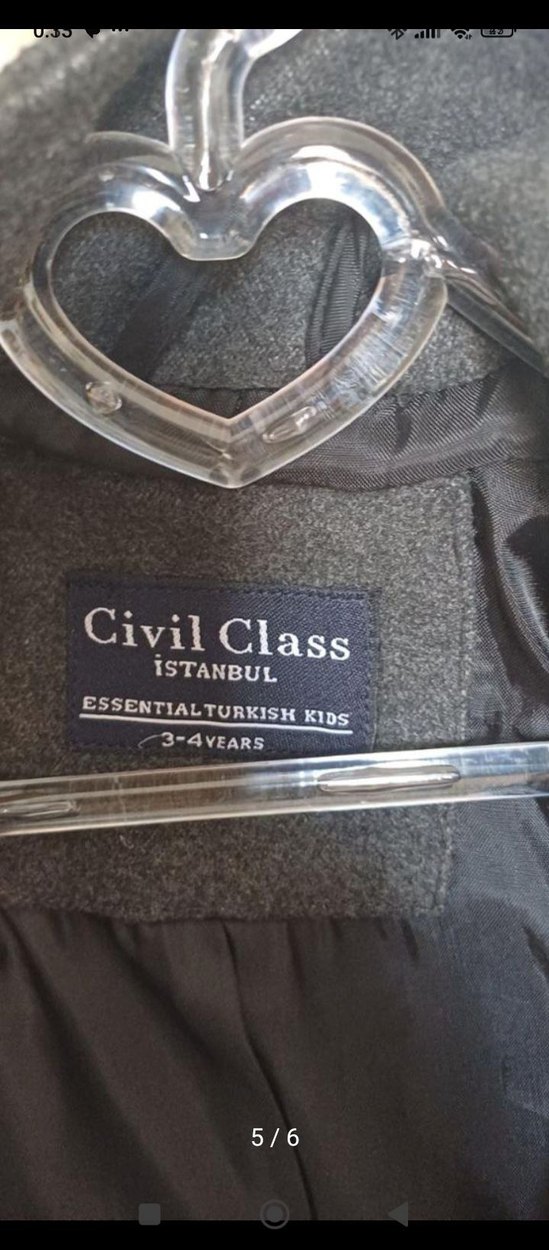 erkek çocuk cıvıl class Klasik Kaban - Görsel 3
