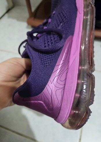 Mor Bağcıklı Kadın Spor Ayakkabı - Görsel 2