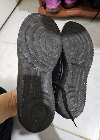 Siyah Bağcıklı Kadın Spor Ayakkabısı - Görsel 2