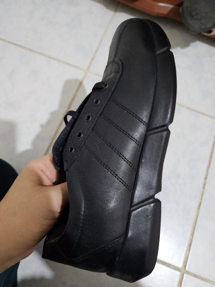 Siyah Bağcıklı kadın Günlük Spor Ayakkabı - Görsel 4