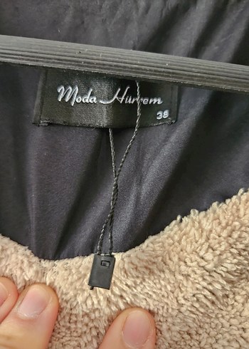 Siyah Uzun Fermuarlı Kadın Mont - Görsel 3