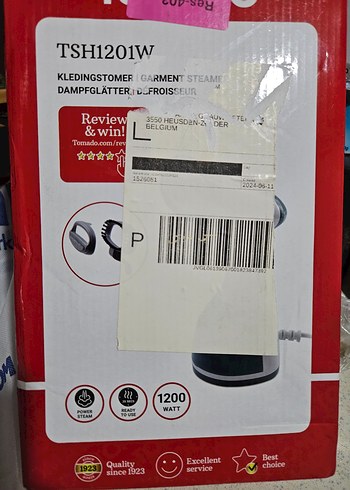 YURTDIŞI ÜRÜNÜ Beyaz Gri El Tipi Buharlı Ütü - Görsel 3