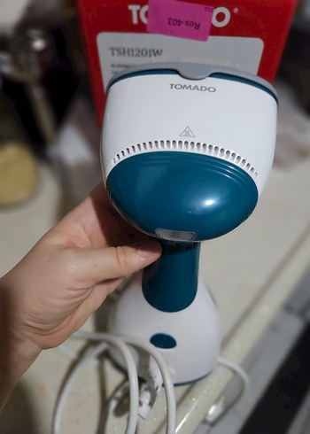 YURTDIŞI ÜRÜNÜ Beyaz Gri El Tipi Buharlı Ütü - Görsel 5