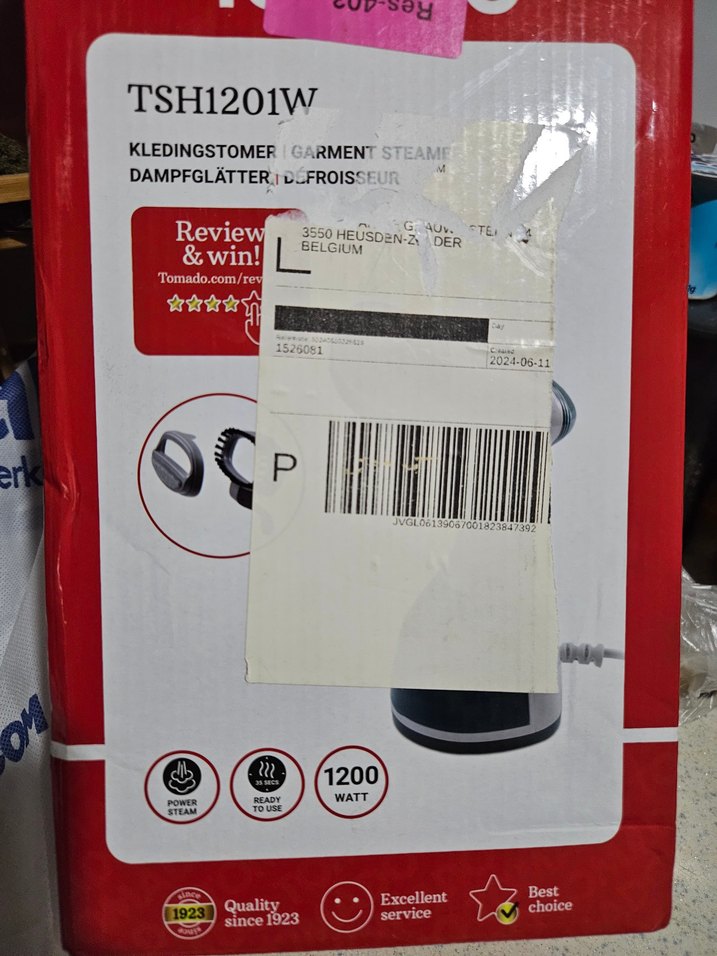 YURTDIŞI ÜRÜNÜ Beyaz Gri El Tipi Buharlı Ütü - Görsel 3