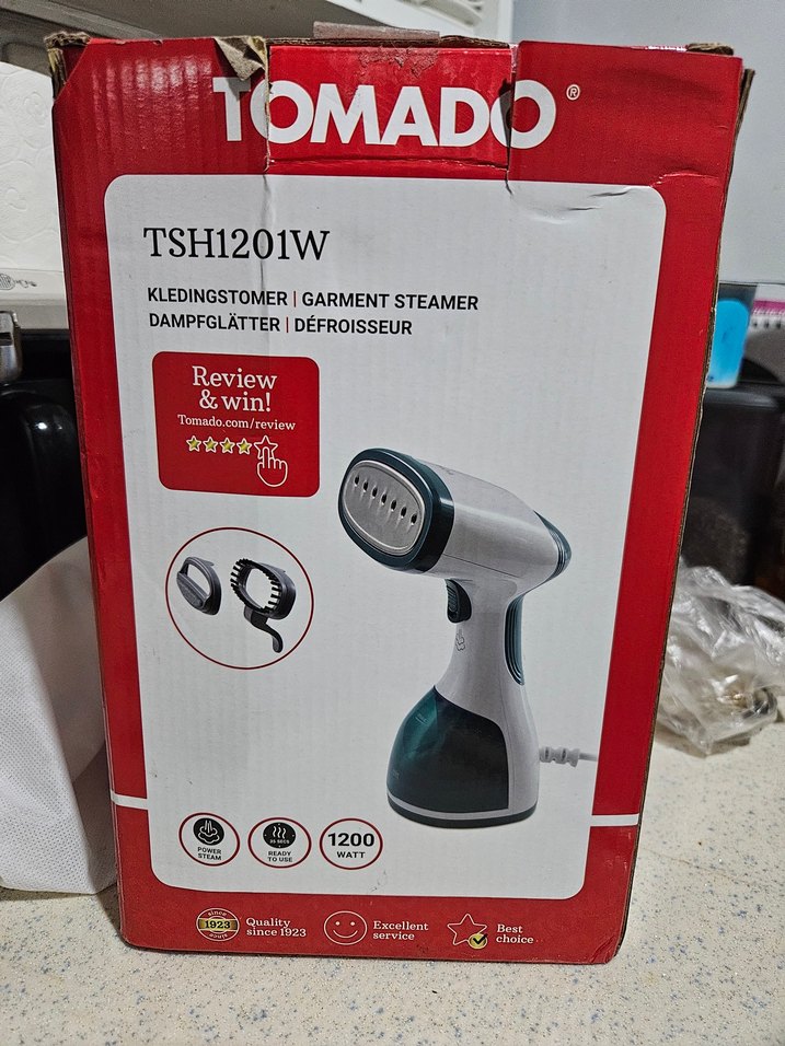 YURTDIŞI ÜRÜNÜ Beyaz Gri El Tipi Buharlı Ütü - Görsel 2