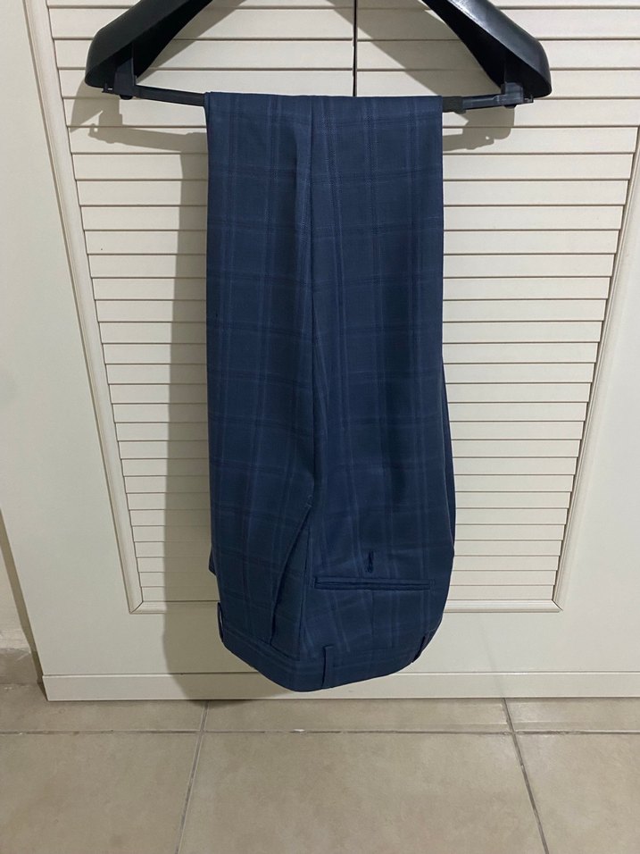 Ekose Desenli Erkek Takım Elbise - Görsel 3