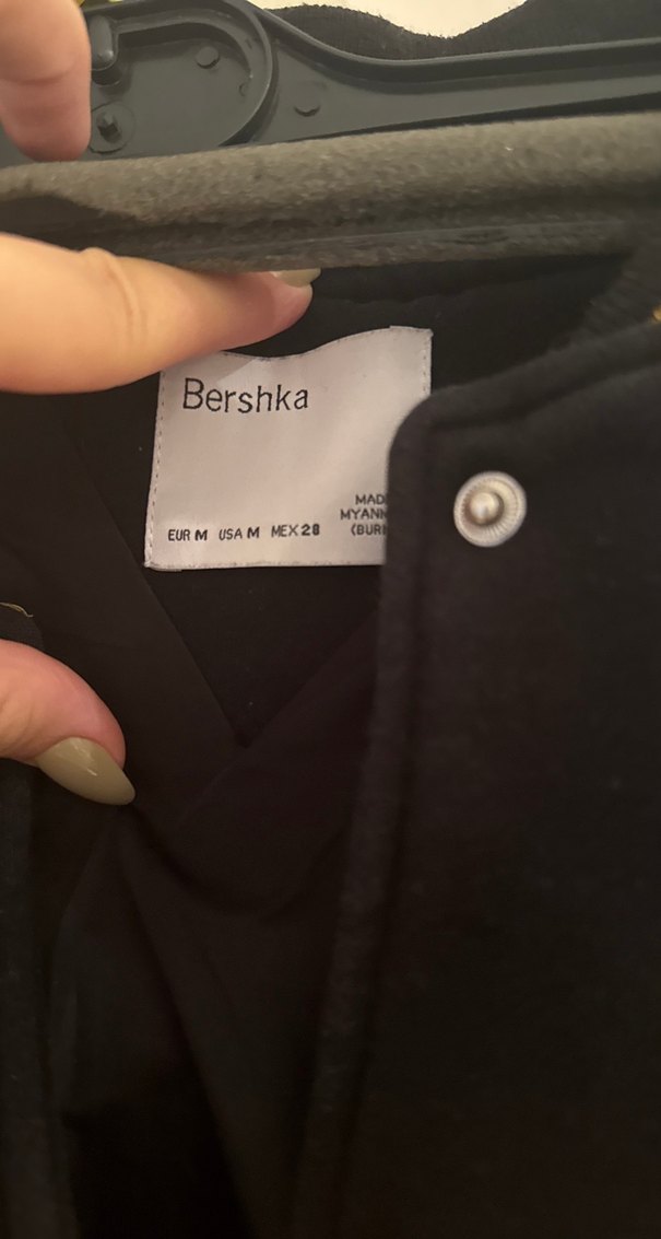 Sarı Siyah Baskılı Kadın Bomber Ceket - Görsel 3