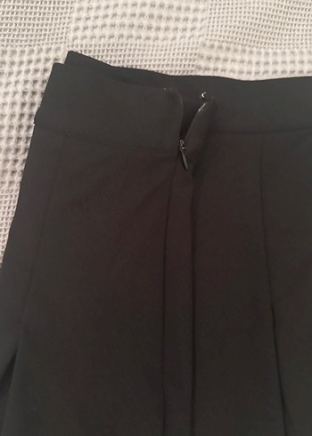 Kadın Siyah Pilili Midi Etek - Görsel 3