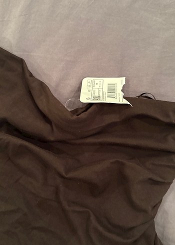 Kahverengi Midi Hamile Etek - Görsel 4