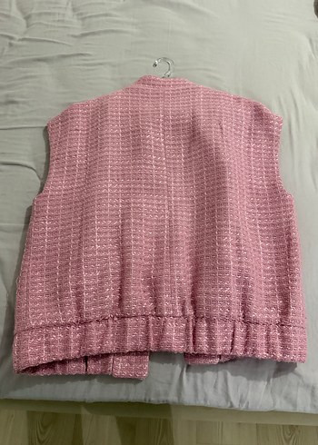 Pembe Tüvit Yelek - Görsel 2
