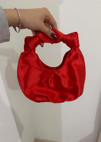 Mango nar çiçeği saten çanta - Görsel 2