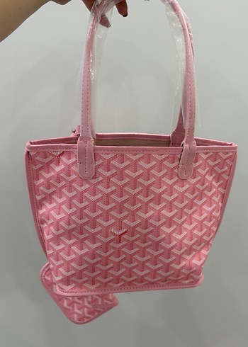 Pembe goyard kol çantası A kalite etiketli sıfır - Görsel 3
