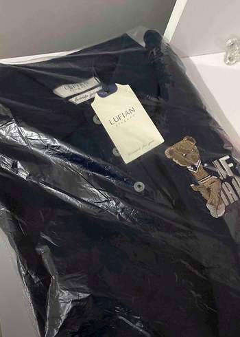Lufian Lufian Lacivert ayıcıklı Polo Yaka