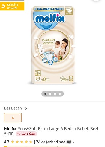 Molfix 6 Beden: 16+ kg