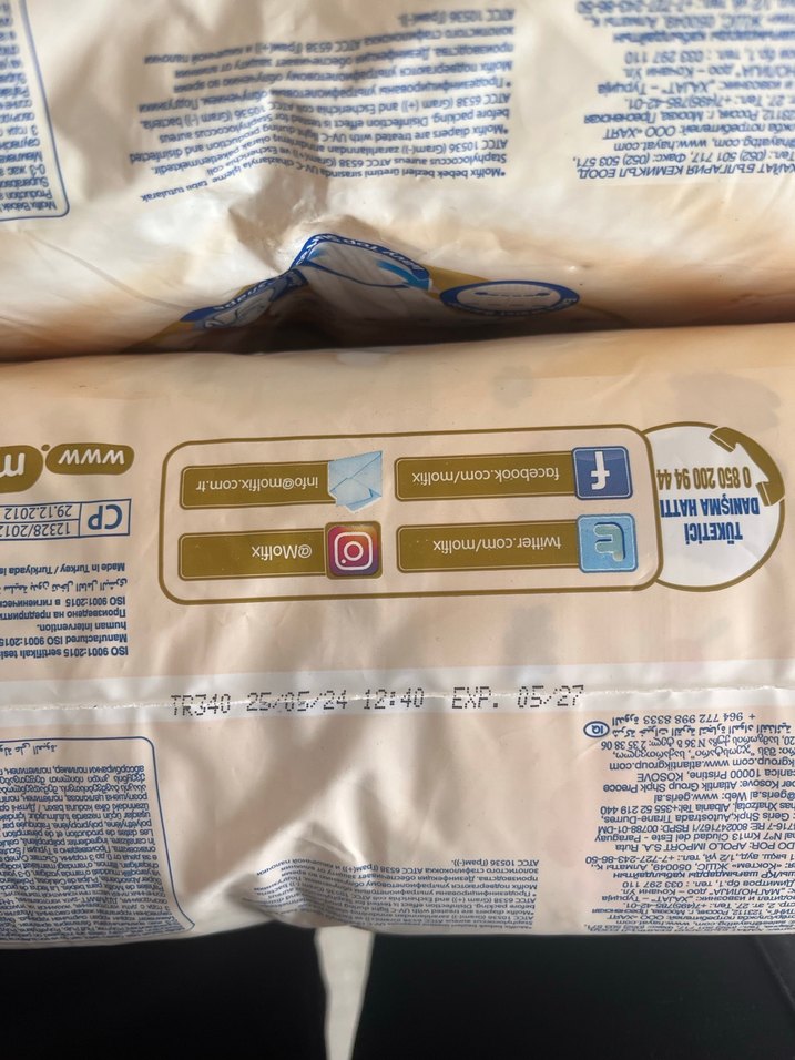 Molfix Pure&Soft Extra Large Bebek Bezi 54'lü - Görsel 5