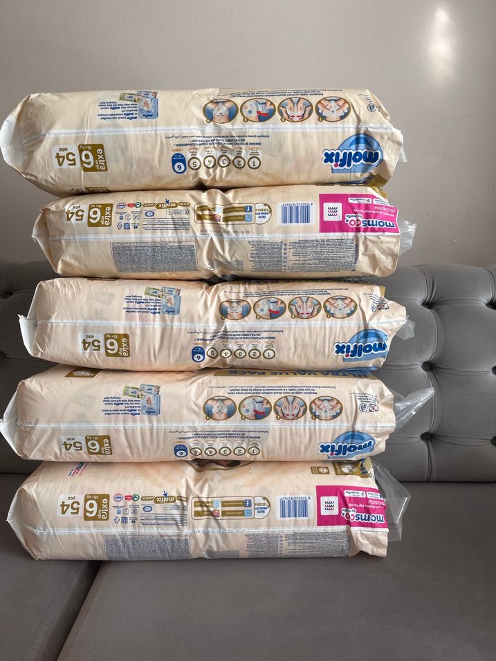 Molfix Pure&Soft Extra Large Bebek Bezi 54'lü - Görsel 3