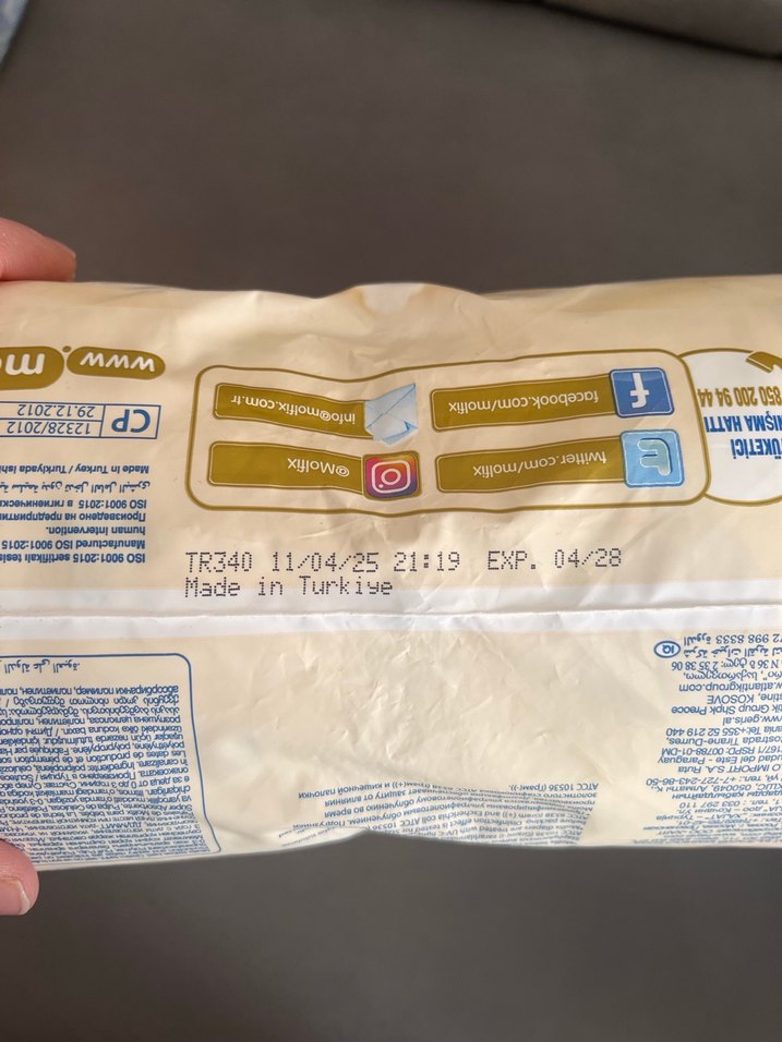 Molfix Pure&Soft Extra Large Bebek Bezi 54'lü - Görsel 4