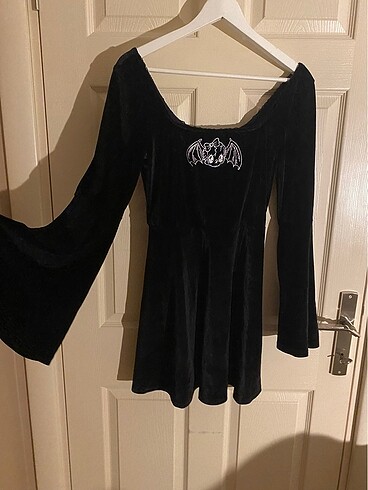 American Vintage gotik mini elbise