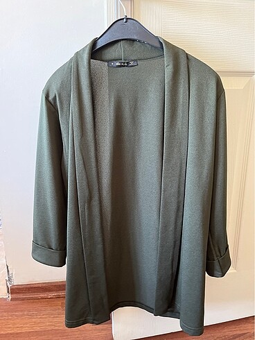 Haki blazer ceket