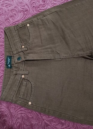 36 Beden kahverengi Renk Madmext jeans