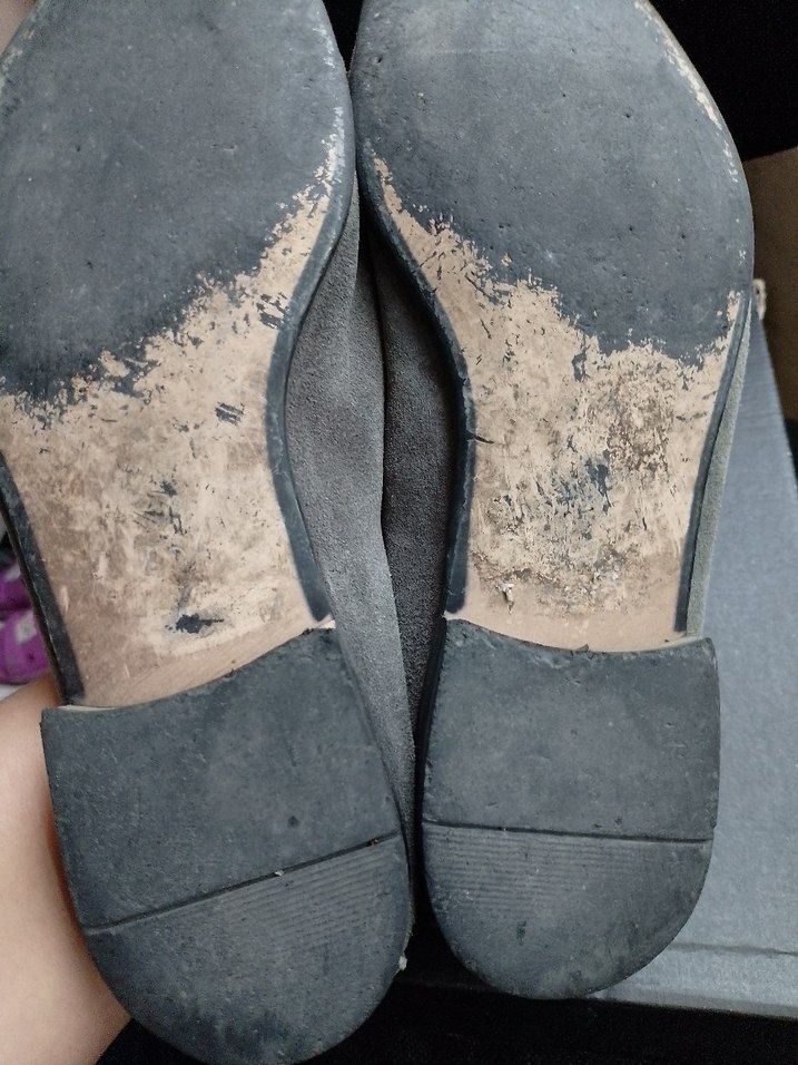 Gri süet Erkek Ayakkabıloafer - Görsel 5