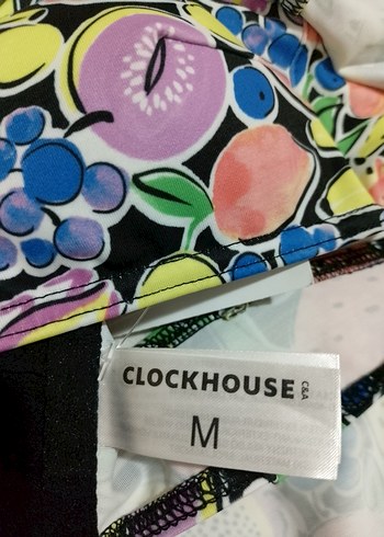 Renkli Baskılı Mini Strappy Mayo Üstü - Görsel 5