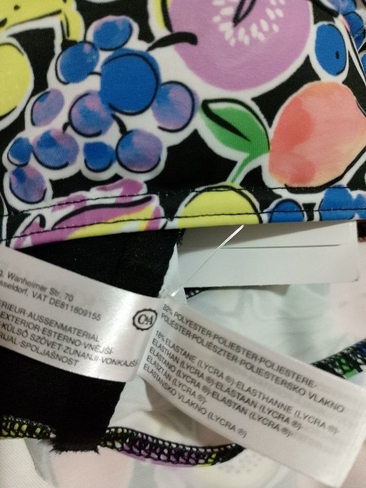 Renkli Baskılı Mini Strappy Mayo Üstü - Görsel 4