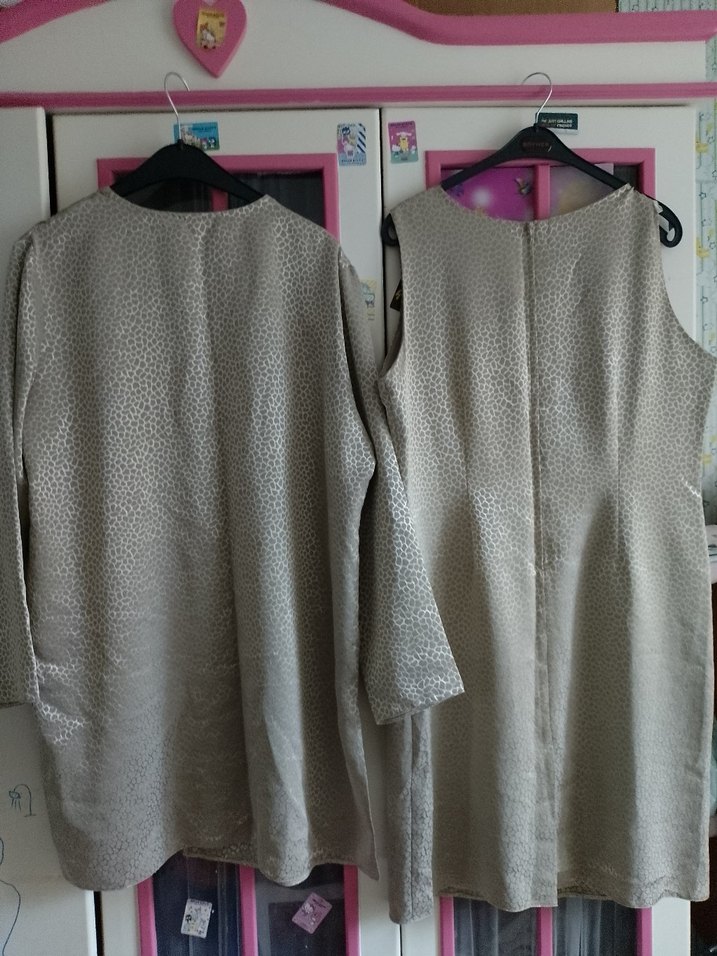 C&A markali elbise tunik ceket kombini - Görsel 3