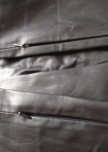 zara deri likralı pantolon - Görsel 5