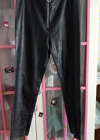 zara deri likralı pantolon - Görsel 2
