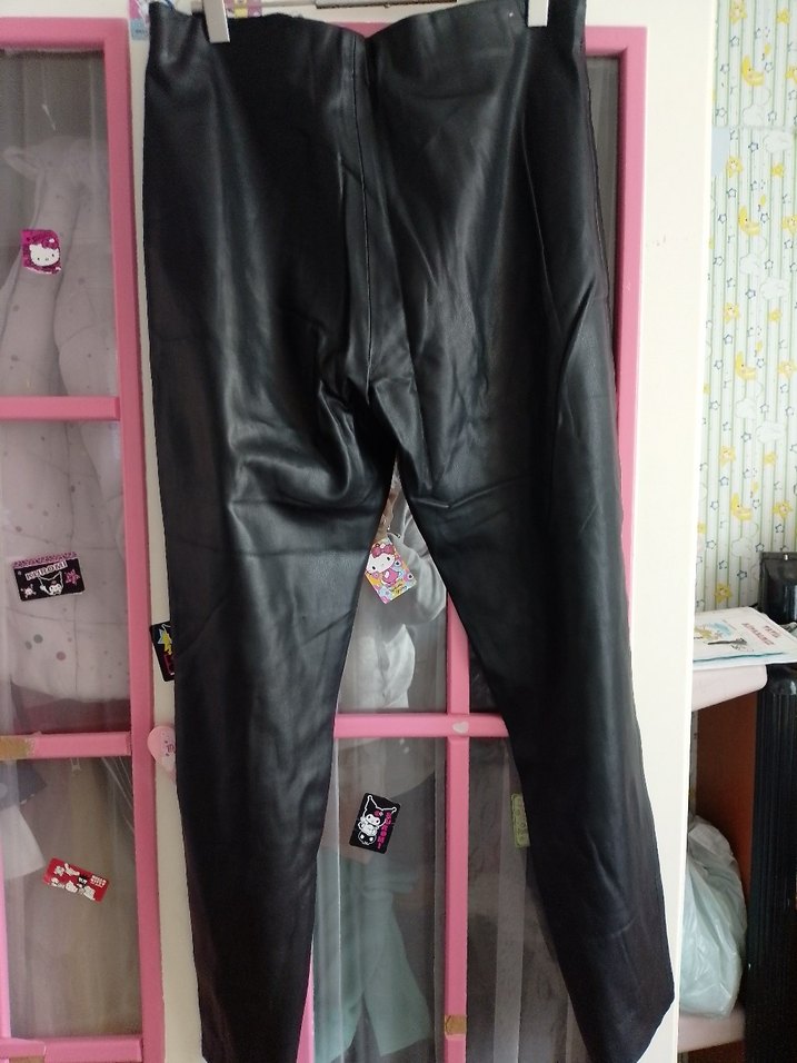 zara deri likralı pantolon - Görsel 3