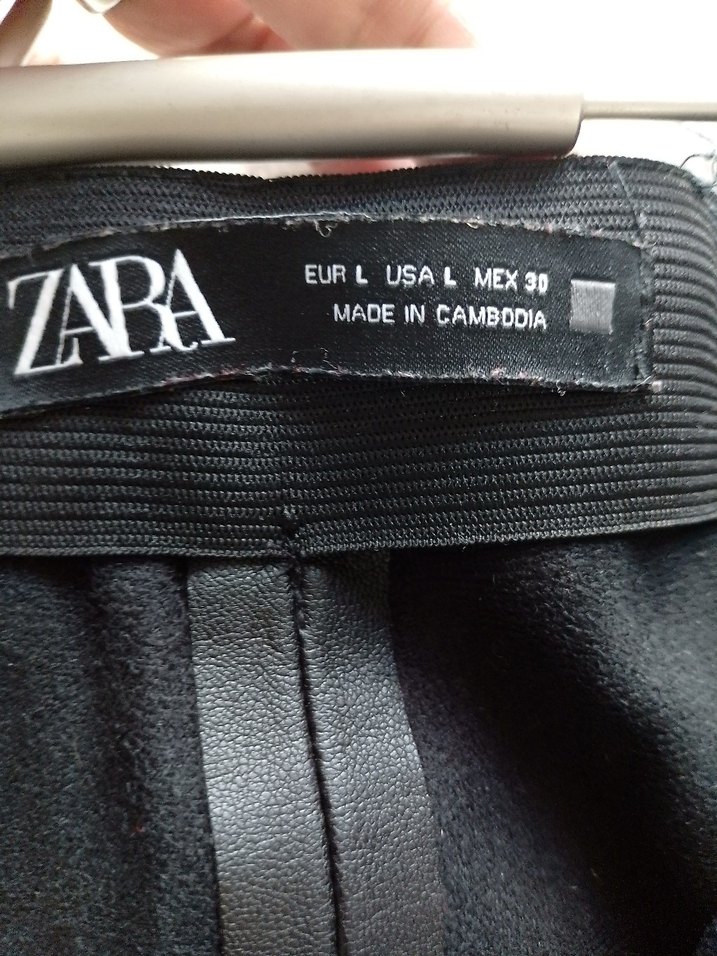 zara deri likralı pantolon - Görsel 4