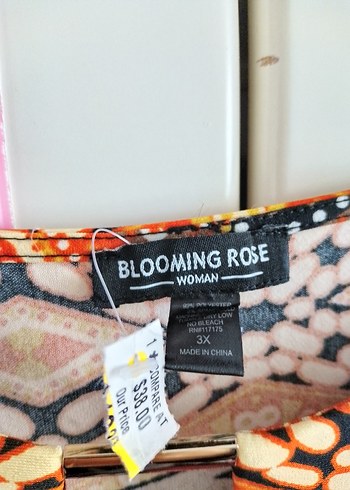 Renkli Bohem Uzun Henna Elbise - Görsel 3