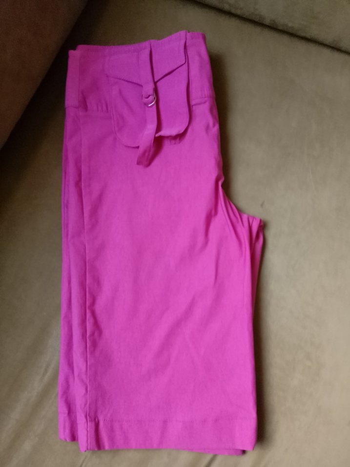 Düğmeli Pembe Kadın likrali - Görsel 2