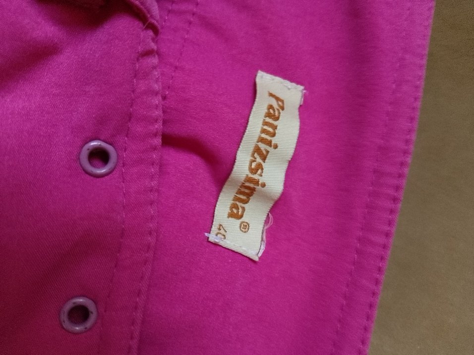 Düğmeli Pembe Kadın likrali - Görsel 5