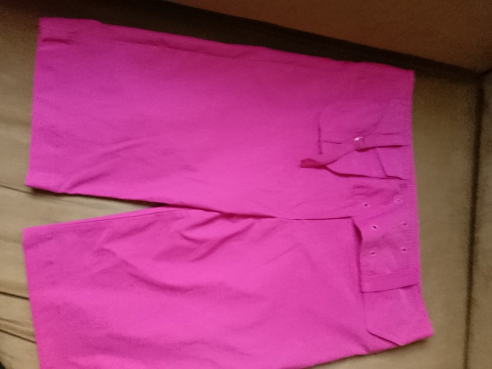 Düğmeli Pembe Kadın likrali - Görsel 4