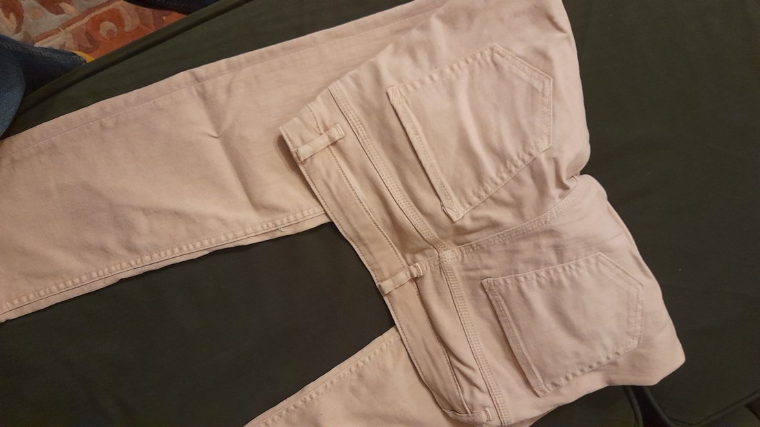 Toz pembe pantolon kot - Görsel 3