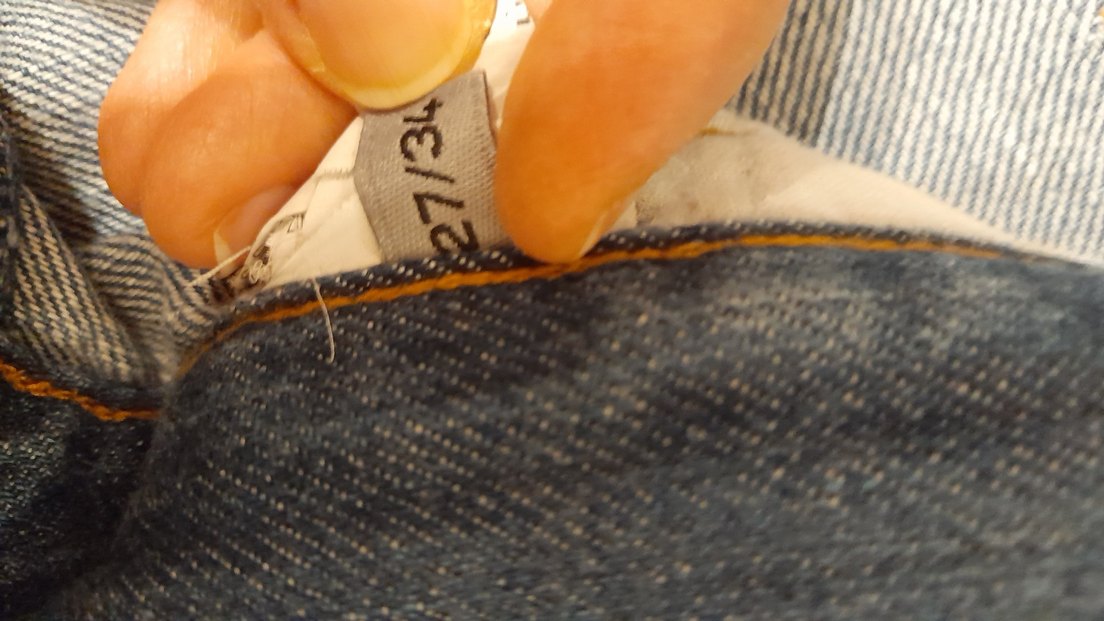 mavi renk Kadın Denim Fermuarlı Pantolon - Görsel 2