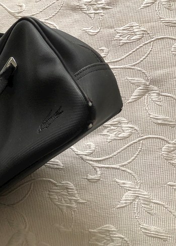 Siyah Deri Fermuarlı Kadın Çantası - Görsel 4