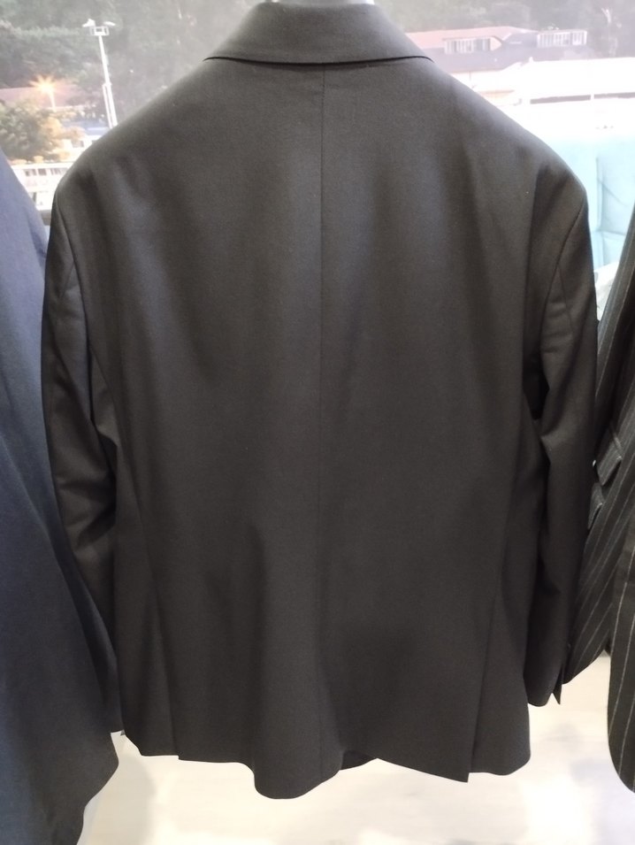 Düğmeli Siyah Erkek Takım Elbise Ceketi - Görsel 2