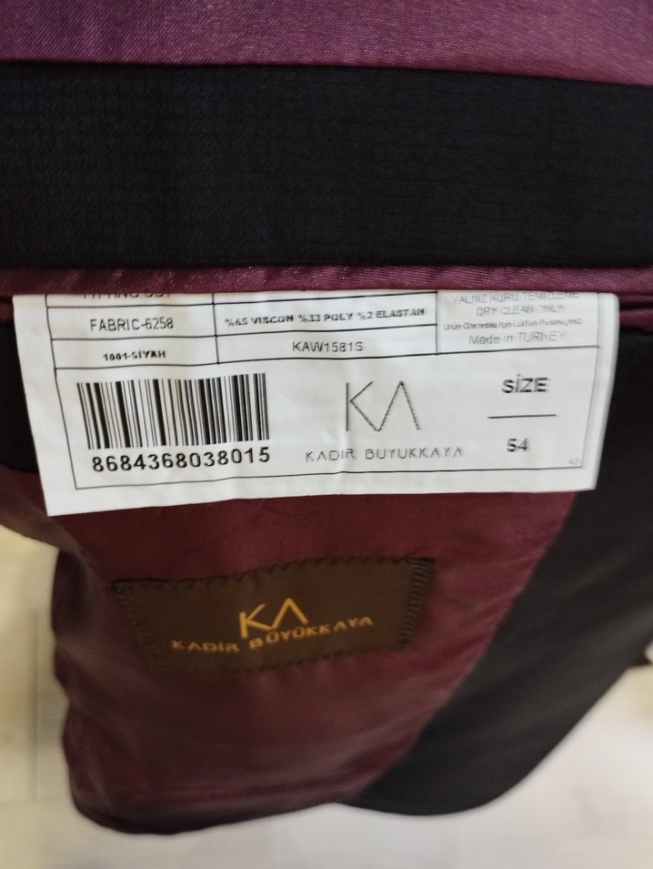 Siyah Modern Klasik Erkek Takım Elbise - Görsel 3