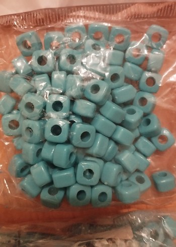 bodrum boncuğu kare küçük 100'lü - Görsel 3