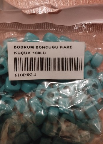 bodrum boncuğu kare küçük 100'lü - Görsel 4