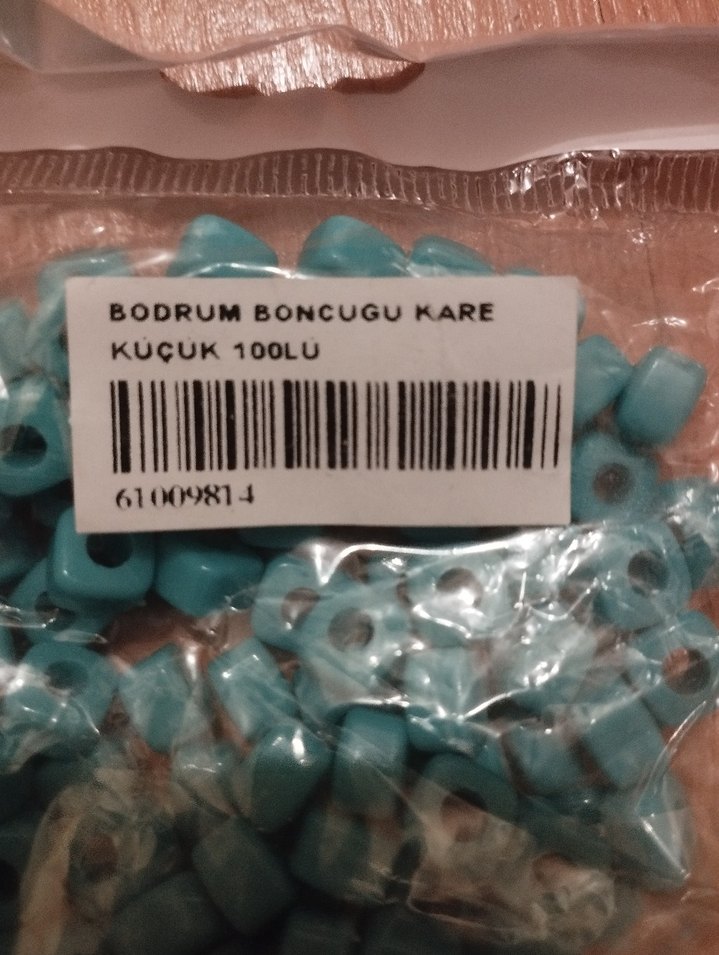 bodrum boncuğu kare küçük 100'lü - Görsel 4