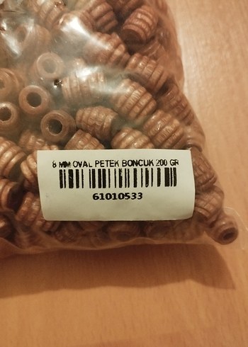 Ahşap Oval Petek Boncuk 200 gr - Görsel 2