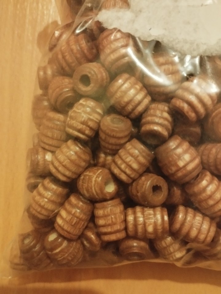 Ahşap Oval Petek Boncuk 200 gr - Görsel 3