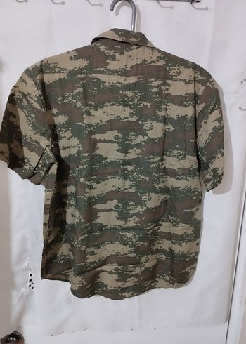 Erkek Kamuflaj Kısa Kollu Gömlek - Görsel 2
